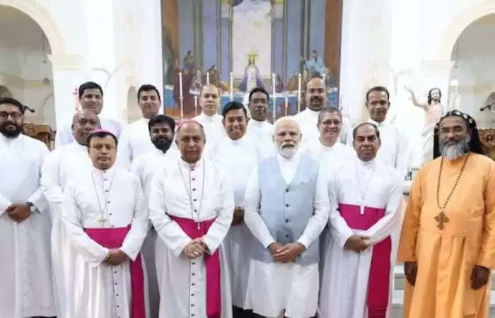 narendra modi with christian leaders