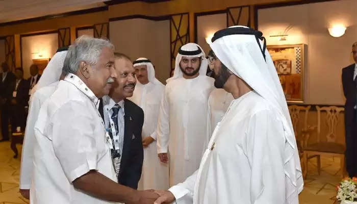 M A yusuf Ali with  Oomenchandy