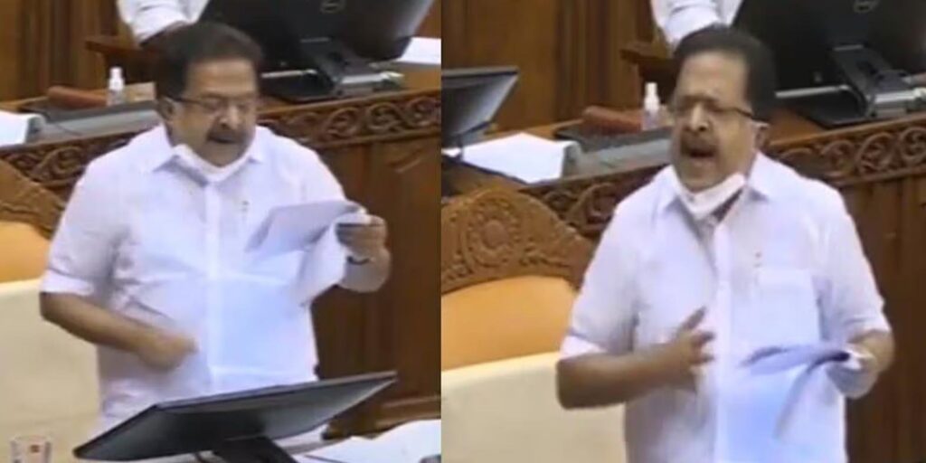 ബ്രൂവറിയിൽ അഴിമതി ആരോപണം നിയമസഭയിൽ എഴുതി ഉന്നയിച്ച് രമേശ് ചെന്നിത്തല