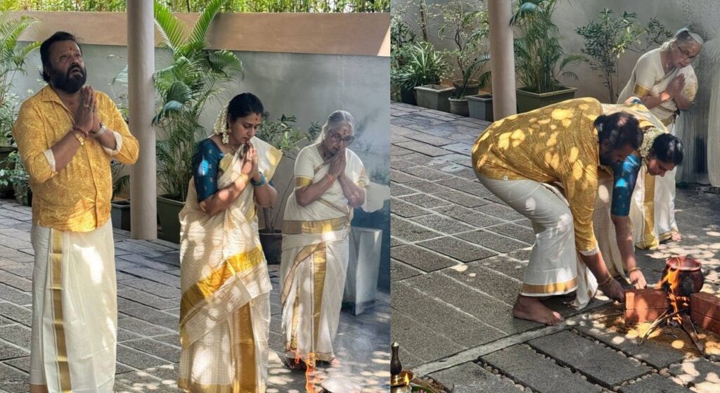 70 മില്യണ്‍ പൊങ്കാലയിടുന്നുവെന്നാണ് കണക്ക്. അത് പൂര്‍ണ്ണമല്ല. എല്ലാ ജില്ലയിലും ഒരു അടുപ്പെങ്കിലുമുണ്ട്; ആറ്റുകാൽ പൊങ്കാലയിൽ പങ്കാളിയായി സുരേഷ് ​ഗോപി