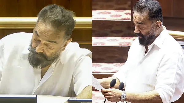 തമിഴിൽ സത്യപ്രതിജ്ഞ; തമിഴന്റെ അഭിമാനമായി കമൽഹാസൻ രാജ്യസഭയിലേക്ക്; സാക്ഷിയായി മകളും