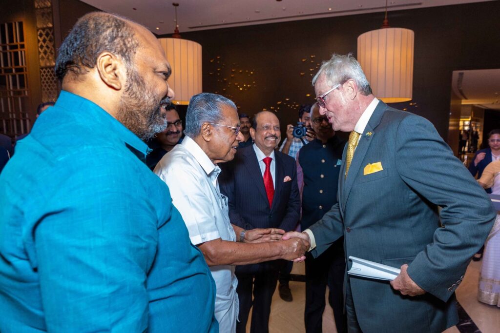 കേരളത്തിൽ നിക്ഷേപം നടത്താൻ താത്പര്യം അറിയിച്ച് ന്യുജേഴ്സി ​ഗവർണർ: താൻ വന്നത് നല്ല സമയത്തെന്ന് ഫിലിപ്പ് ഡി മർഫി