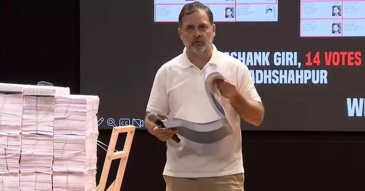 ഹരിയാനയിൽ നടന്നത് വൻ അട്ടിമറി,’ഓപ്പറേഷൻ സർക്കാർ ചോരി’ എന്ന് രാഹുൽ ഗാന്ധി