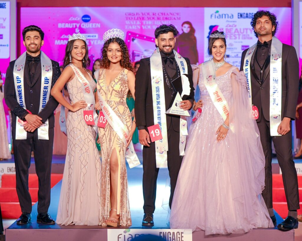 ലുലു നിവ്യാ ബ്യൂട്ടി ക്വീൻ കിരീടം ചൂടി പൗർണമി മുരളി; മാൻ ഓഫ് ദി ഇയറായി ജിബിൻ വ​ർ​ഗീസും