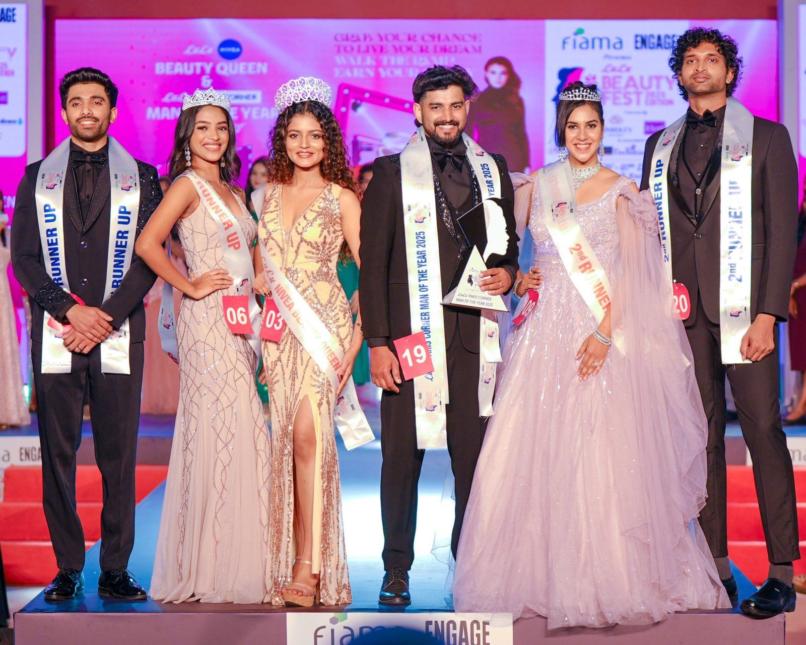 ലുലു നിവ്യാ ബ്യൂട്ടി ക്വീൻ കിരീടം ചൂടി പൗർണമി മുരളി; മാൻ ഓഫ് ദി ഇയറായി ജിബിൻ വ​ർ​ഗീസും