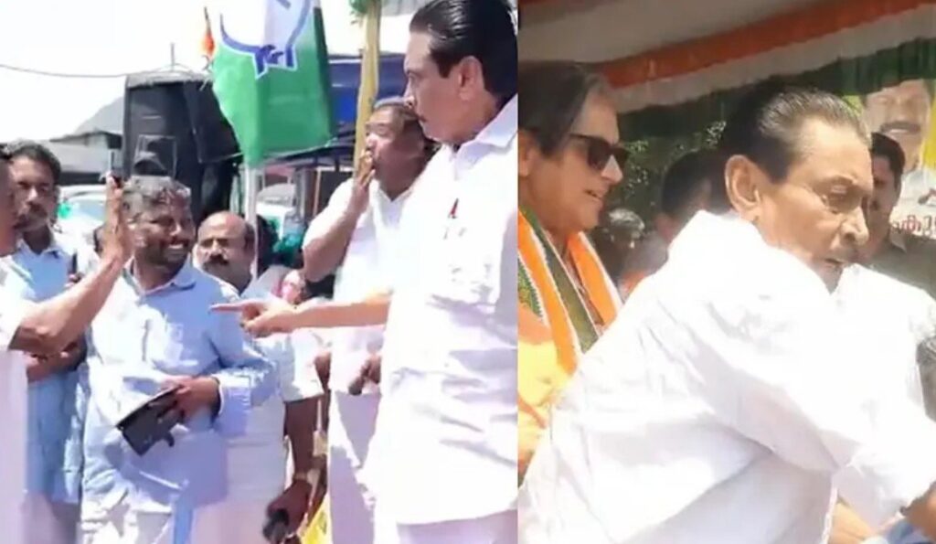 ഭിന്നശേഷിക്കാരനായ പാർട്ടി പ്രവർത്തകനെ കയ്യേറ്റം ചെയ്ത് ഇടുക്കി ഡി.സി.സി പ്രസിഡന്റ്