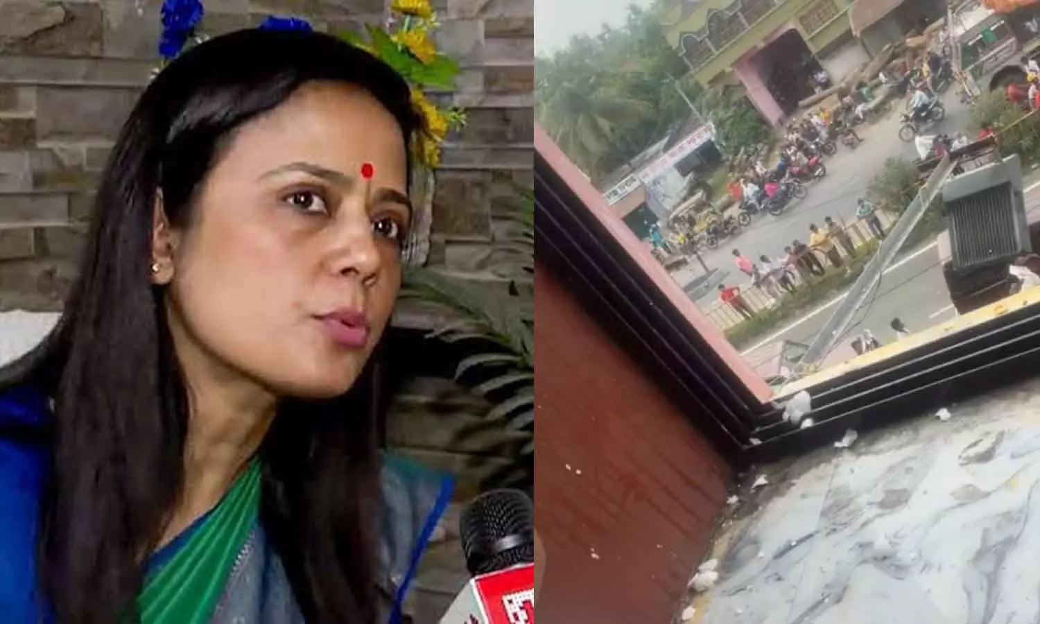 ടിഎംസി എംപി മഹുവ മൊയ്ത്രയ്ക്ക് നേരെ മുട്ടയേറ്; ബി.ജെ.പിക്കെതിരെ ആരോപണം