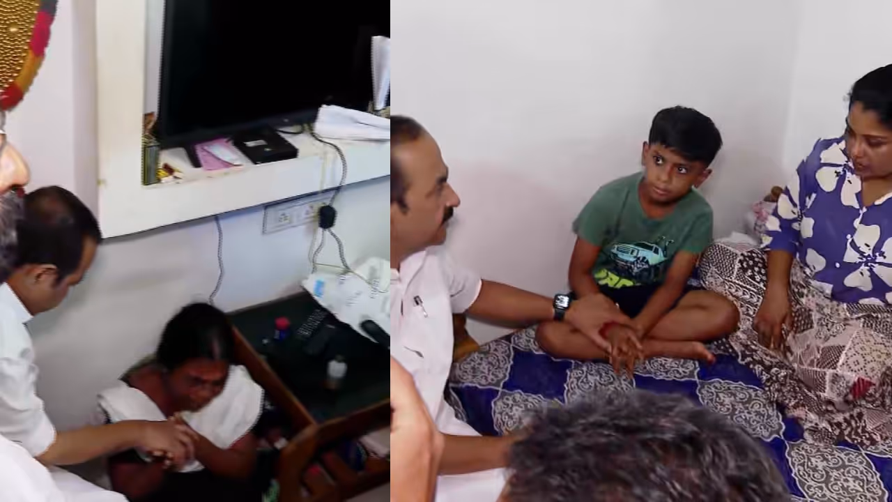 11-ാം നാൾ നീണ്ടകരയിൽ മുഖ്യമന്ത്രി; ഗൗതം കൃഷ്ണന്റെ കുടുംബത്തെ സന്ദർശിച്ചു