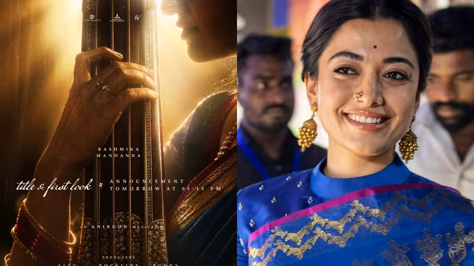 എം.എസ്. സുബ്ബലക്ഷ്മിയായി രശ്മിക മന്ദാന; സിനിമാലോകത്ത് ചർച്ചയായി പ്രഖ്യാപനം