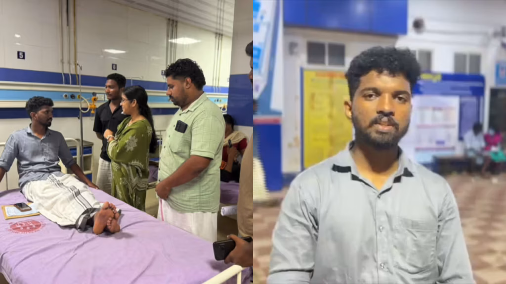 എഐഎസ്എഫ് ജില്ലാ സെക്രട്ടറിക്ക് പോലീസ് മർദനം; മർദനം കരുനാ​ഗപ്പള്ളി പോലീസ് സ്റ്റേഷനിൽ